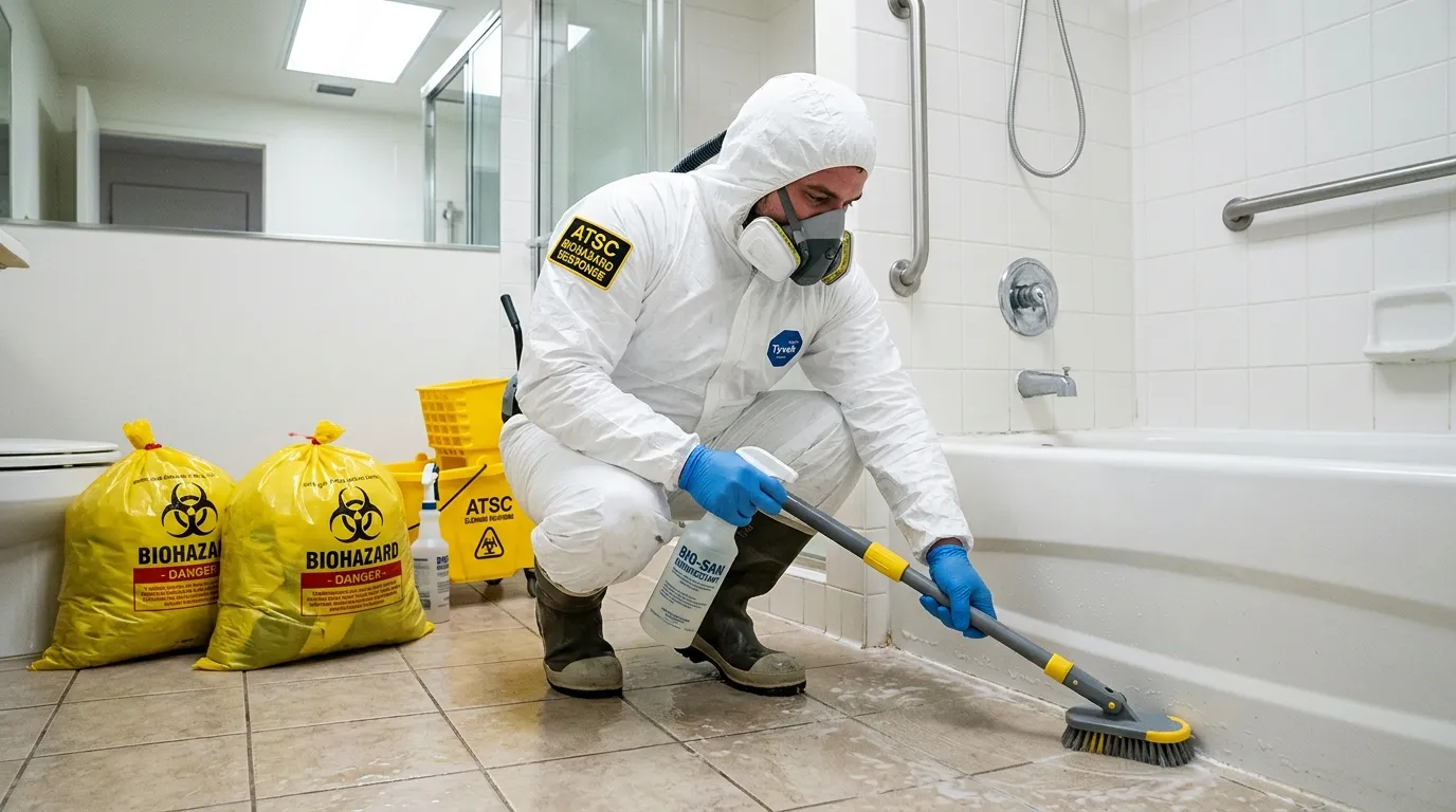 Decontamination equipment deployed for Blood Cleanup in Hickory Hills